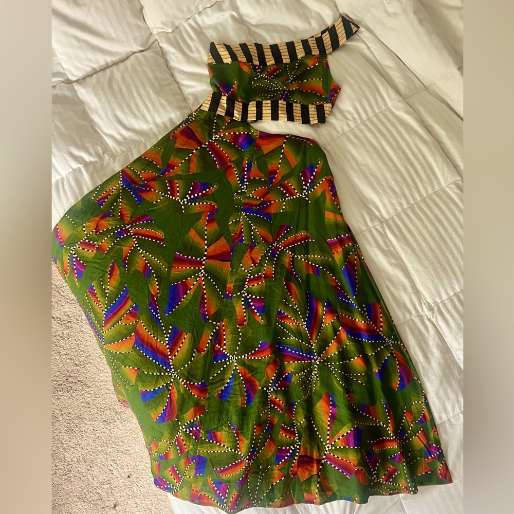 FARM Rio dress size XS one shoulder with cut out.